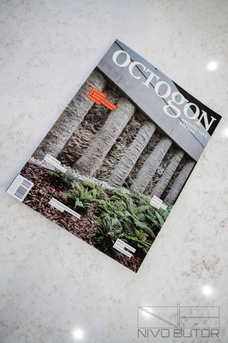 Nívó Bútor egyedi bútor az Octogon design magazin 2025-ös számában